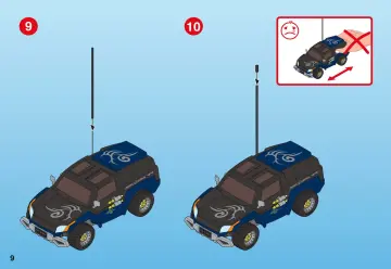 Bauanleitungen Playmobil 4878-A - Robo-Gangster SUV (9)