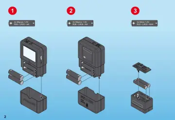 Bauanleitungen Playmobil 4879-A - Spionage Kameraset (2)