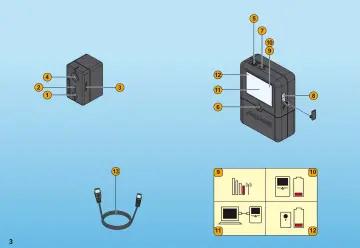 Bauanleitungen Playmobil 4879-A - Spionage Kameraset (3)