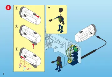 Notices de montage Playmobil 4880-A - Labortaoire du Robo-Gang et lampe multifonctions (6)