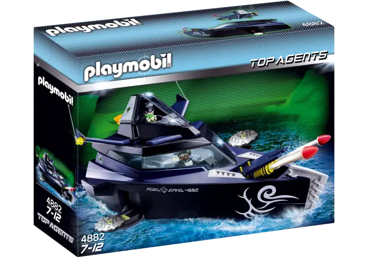 Playmobil 4882-A - Vaisseau d`attaque du Robo-Gang - BOX