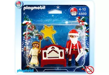 Playmobil 4889-A - Engelchen mit Nikolaus und Leierkasten