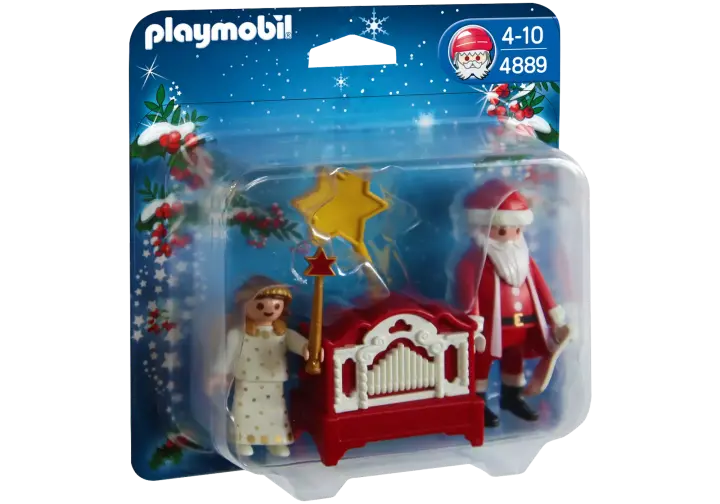 Playmobil 4889-A - Engelchen mit Nikolaus und Leierkasten - BOX