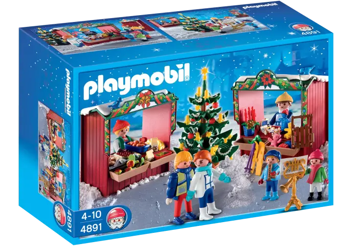 Playmobil 4891-A - Marché de Noël - BOX