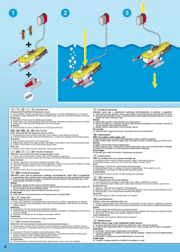 Bauanleitungen Playmobil 4909-A - Tiefsee-Tauchboot mit Unterwassermotor (6)