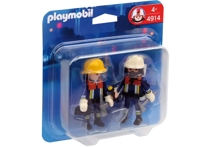 Playmobil 4914-A - Duo-Pack Feuerwehrtrupp - BOX