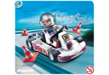 Playmobil 4932-A - Rennfahrer mit Go-Kart