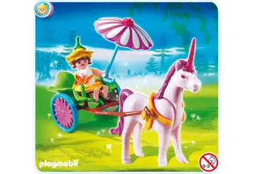 Playmobil 4934-A - Feenkind mit Einhornkutsche