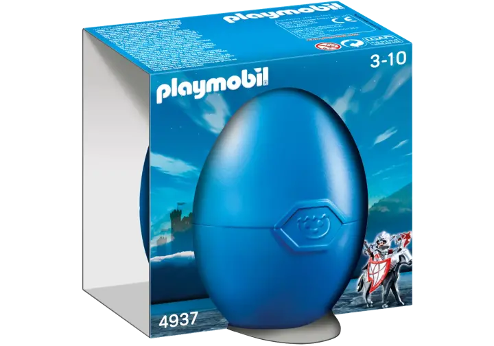 Playmobil 4937-A - Feueraxtritter auf Pferd - BOX