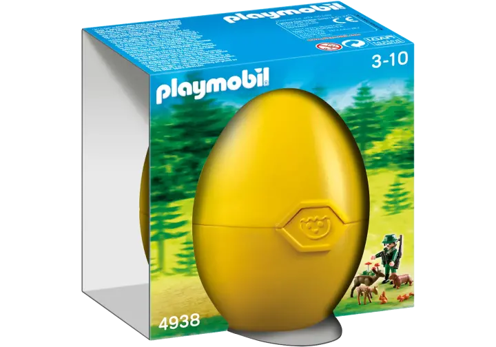 Playmobil 4938-A - Jäger mit Waldtieren - BOX