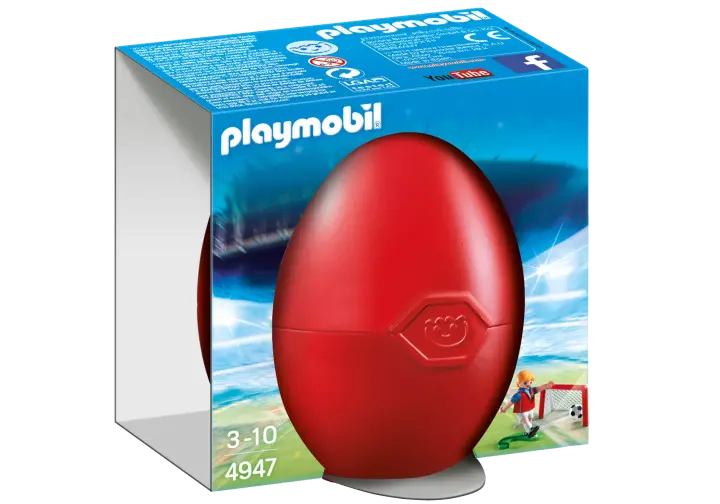 Playmobil 4947 - Joueur de football avec cage au but - BOX