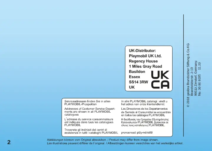 Notices de montage Playmobil 4947 - Joueur de football avec cage au but (1)