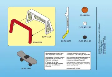 Notices de montage Playmobil 4948-A - Garçon/accessoires multisport (2)