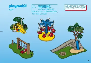 Istruzioni di montaggio Playmobil 5024 - Parco Giochi (1)