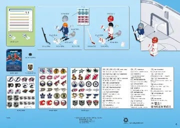 Manual de instruções Playmobil 5068 - NHL™ Arena (4)