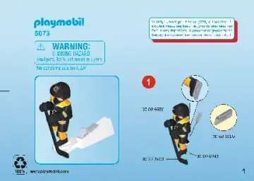 Bygganvisningar Playmobil 5073 - NHL™ Boston Bruins™ Player (1)