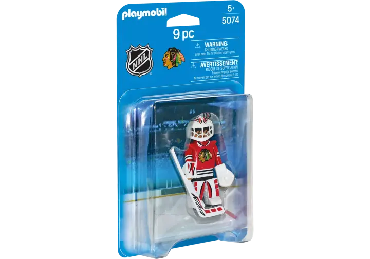 Playmobil 5074 - NHL™ Chicago Blackhawks™ Goalie - BOX