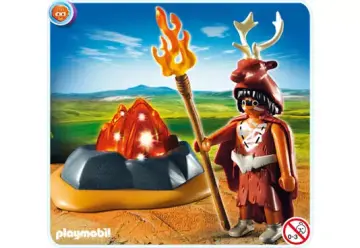 Playmobil 5104-A - Feuerhüter mit LED-Feuerfels