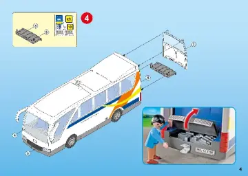 Bauanleitungen Playmobil 5106-A - Schulbus (5)