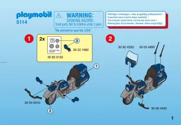 Bauanleitungen Playmobil 5114-A - Tourer (1)