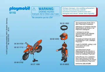 Bauanleitungen Playmobil 5115-A - Enduro (1)