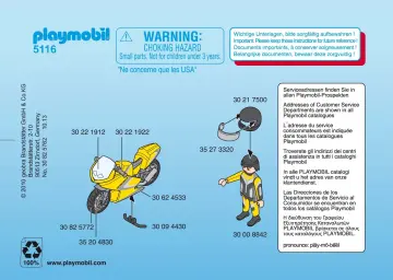 Bauanleitungen Playmobil 5116-A - Supersportler (1)