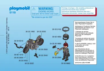 Bauanleitungen Playmobil 5118-A - Custom Bike (1)