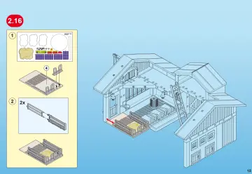 Bauanleitungen Playmobil 5119-A - Neuer Bauernhof mit Silo (15)