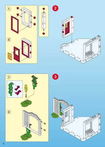 Bauanleitungen Playmobil 5120-A - Bauernhaus mit Hofladen (2)