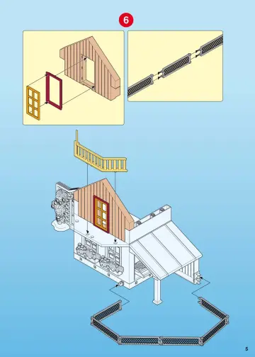 Bauanleitungen Playmobil 5120-A - Bauernhaus mit Hofladen (5)