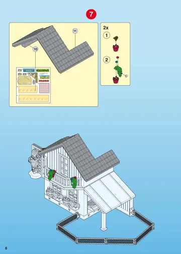 Bauanleitungen Playmobil 5120-A - Bauernhaus mit Hofladen (6)