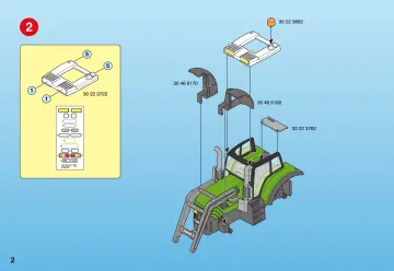 Bauanleitungen Playmobil 5121-A - Riesen-Traktor mit Anhänger (2)