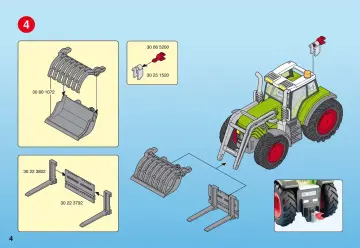 Bauanleitungen Playmobil 5121-A - Riesen-Traktor mit Anhänger (4)