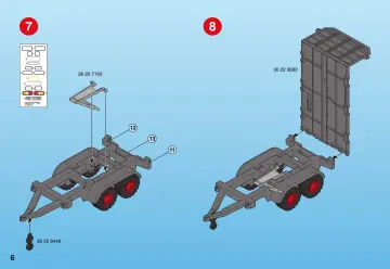Bauanleitungen Playmobil 5121-A - Riesen-Traktor mit Anhänger (6)