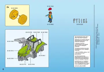 Bauanleitungen Playmobil 5121-A - Riesen-Traktor mit Anhänger (8)