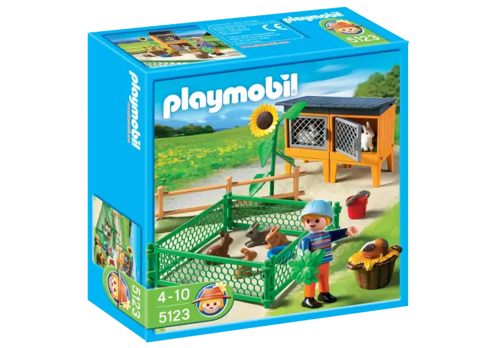 Playmobil 5123-A - Häschen-Gehege - BOX