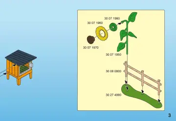 Bauanleitungen Playmobil 5123-A - Häschen-Gehege (3)