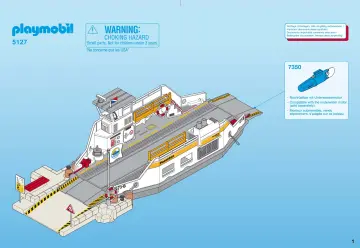 Bauanleitungen Playmobil 5127-A - Auto-Fähre mit Anleger (1)