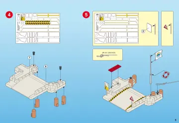 Bauanleitungen Playmobil 5127-A - Auto-Fähre mit Anleger (5)
