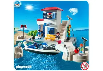 Playmobil 5128-A - Hafenpolizei mit Schnellboot