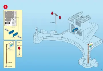 Bauanleitungen Playmobil 5128-A - Hafenpolizei mit Schnellboot (5)