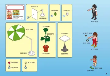 Bauanleitungen Playmobil 5129-A - Hafen-Café (4)