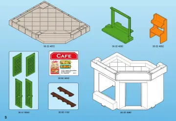 Bauanleitungen Playmobil 5129-A - Hafen-Café (5)