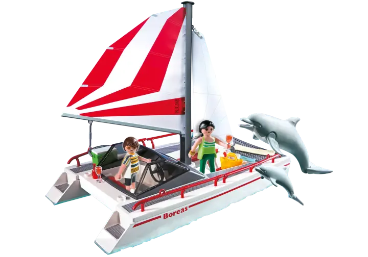 Playmobil 5130 - Catamarán y Delfines