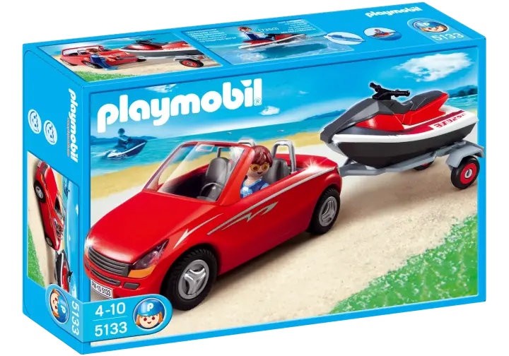 Playmobil 5133-A - Roadster mit Jetski - BOX