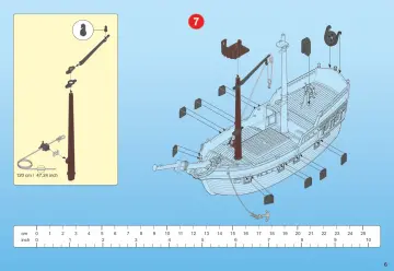 Bauanleitungen Playmobil 5135-A - Piraten-Beuteschiff (6)