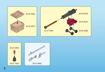 Bauanleitungen Playmobil 5136-A - Piratenkommando mit Waffenarsenal (2)