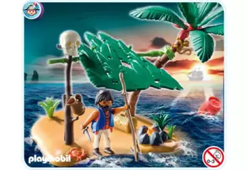 Playmobil 5138-A - Schiffbrüchiger auf Palmeninsel