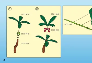 Bauanleitungen Playmobil 5138-A - Schiffbrüchiger auf Palmeninsel (2)