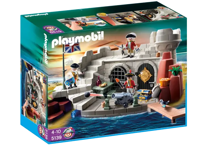 Playmobil 5139-A - Soldatenfestung mit Schatzverlies - BOX